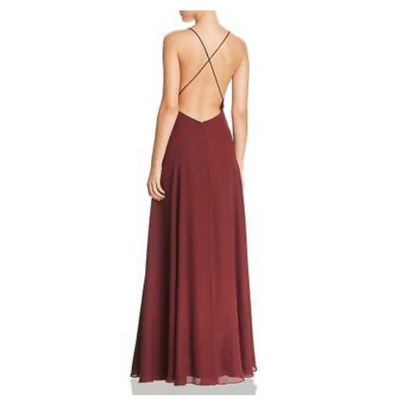 Frame and Partners Ireland Faux Wrap Sleeveless Evening Dress - Picture 2 of 6
